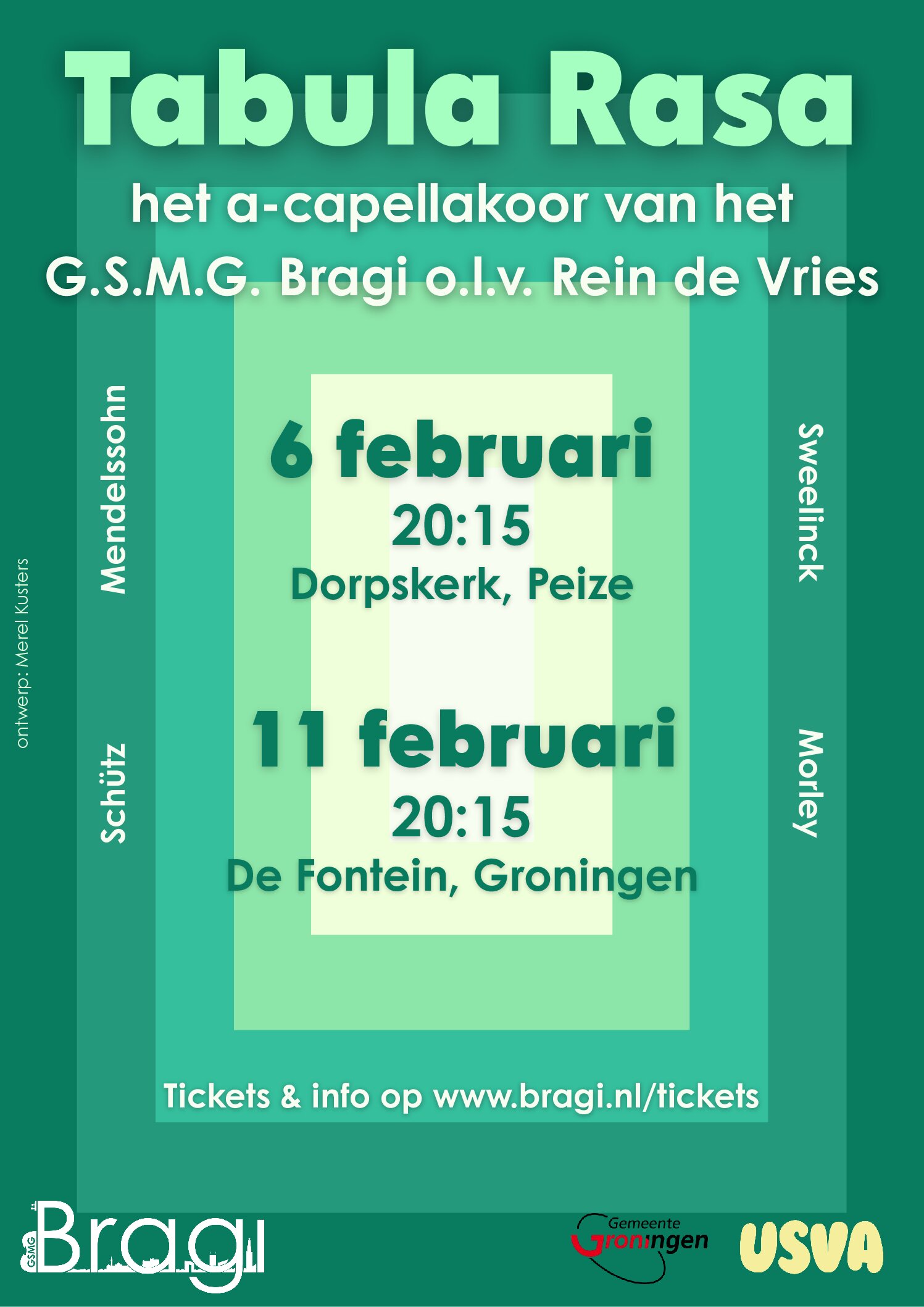 Bragi's Winterconcert A-capellakoor "Tabula Rasa" 11 februari